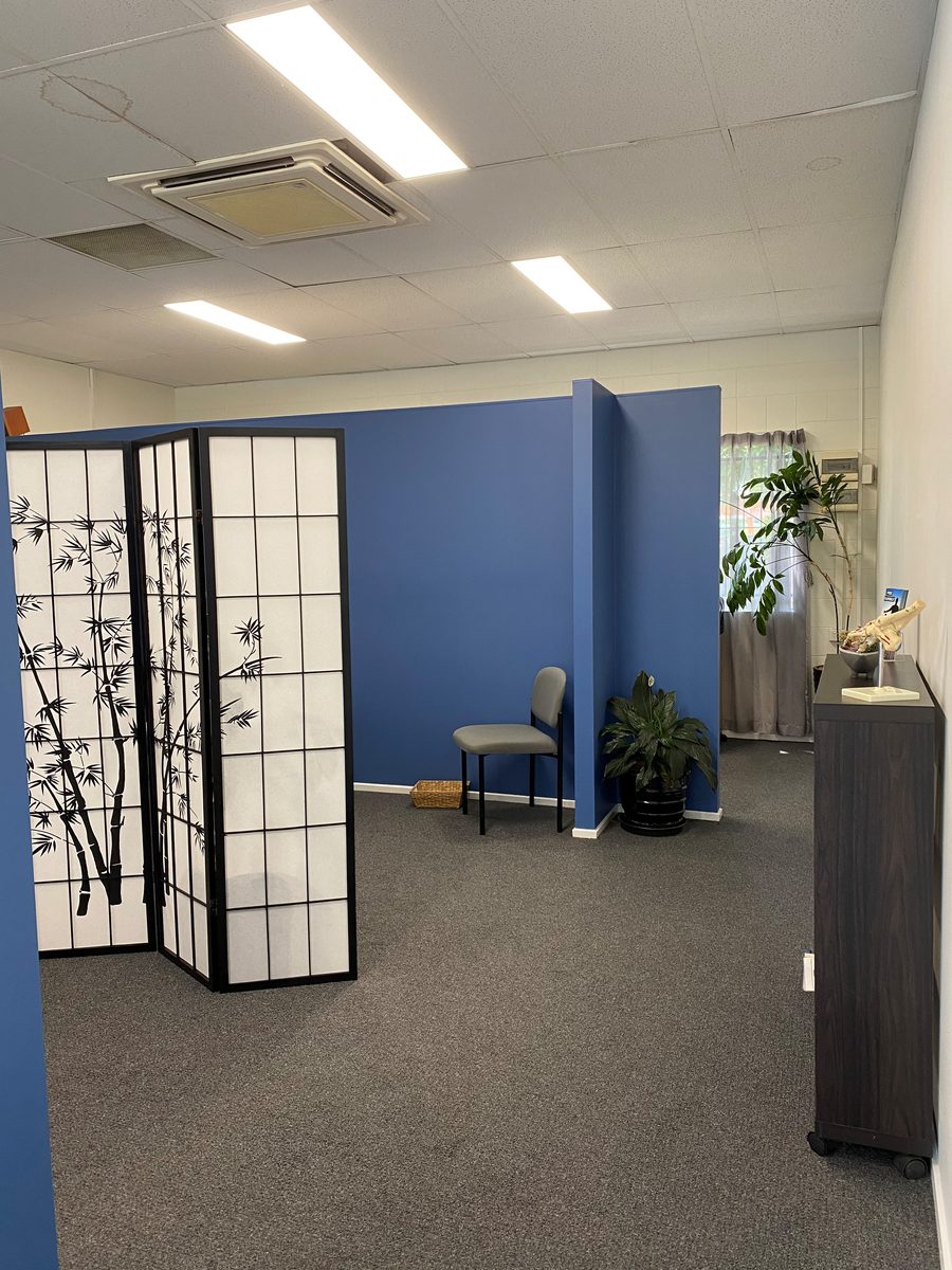 Clinic interior waiting area